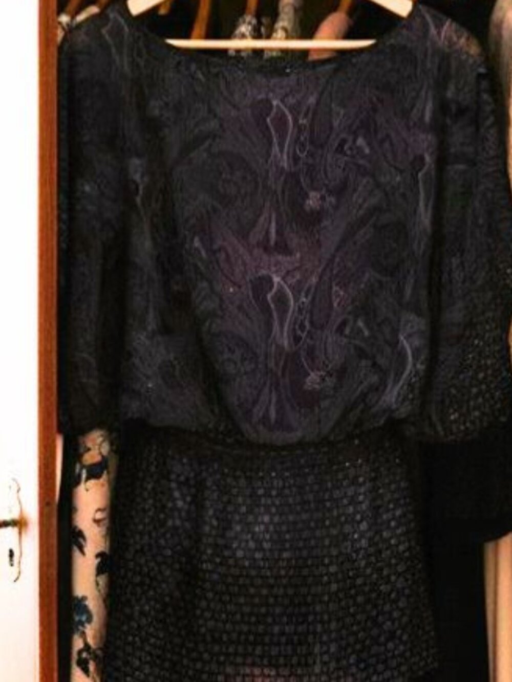 Modern Sheer Purple blouse